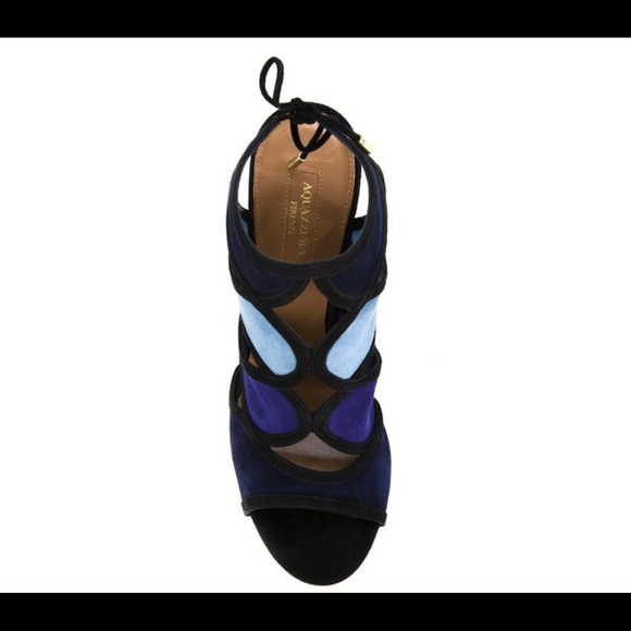 Aquazurra blue Vika Sandals - Picture 4 of 6